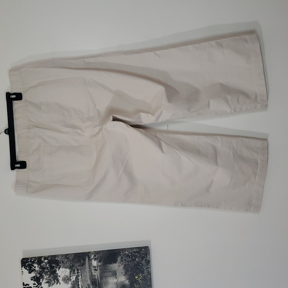 Gap Easy Wide Leg Chino Pants Size XL Womens New With Tags Elastic Waist - Picture 8 of 16